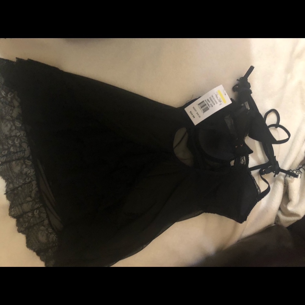New Black Lingerie size small
